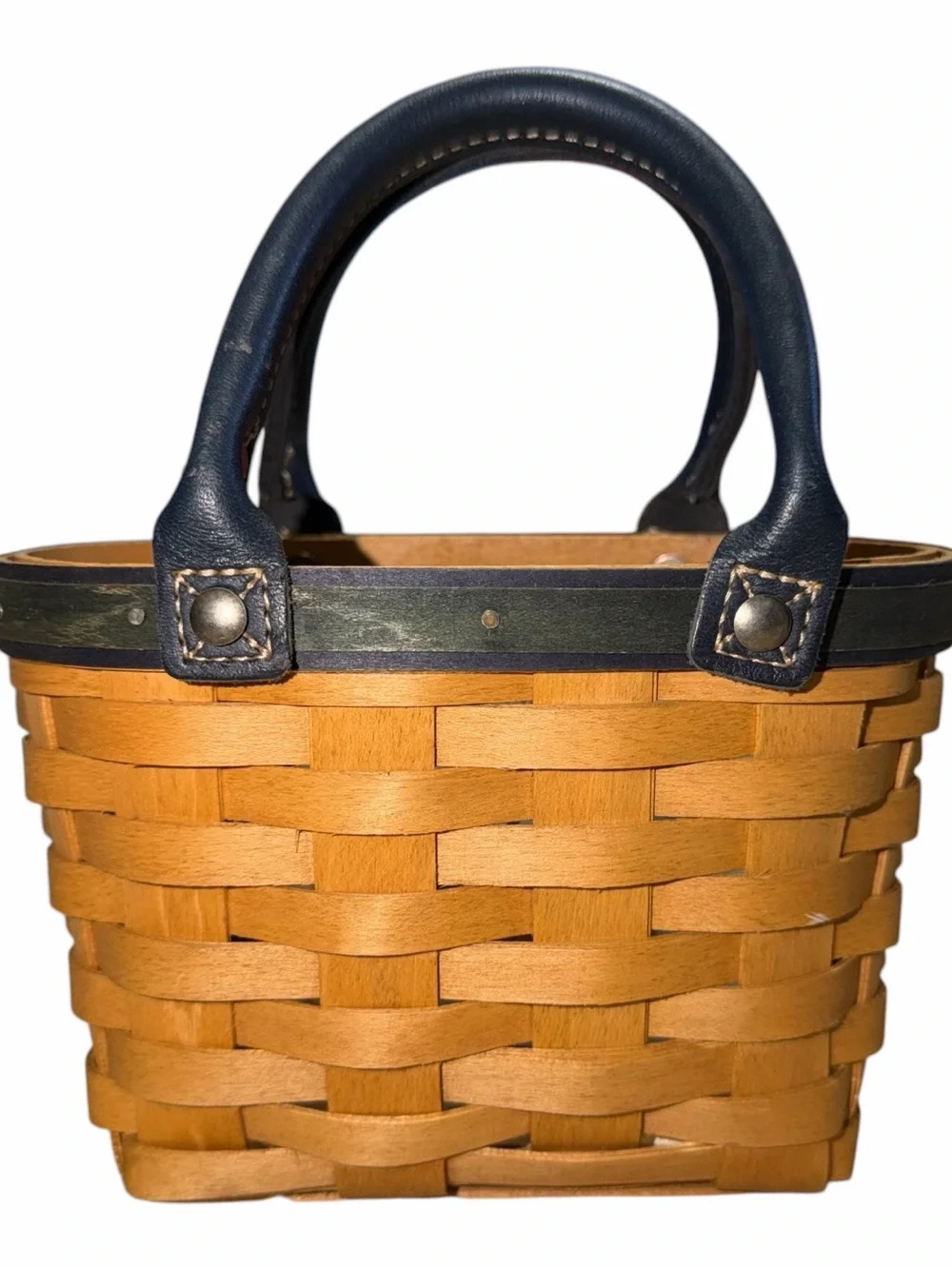 VINTAGE Collectors Club Renewal Mini Purse Basket 2005